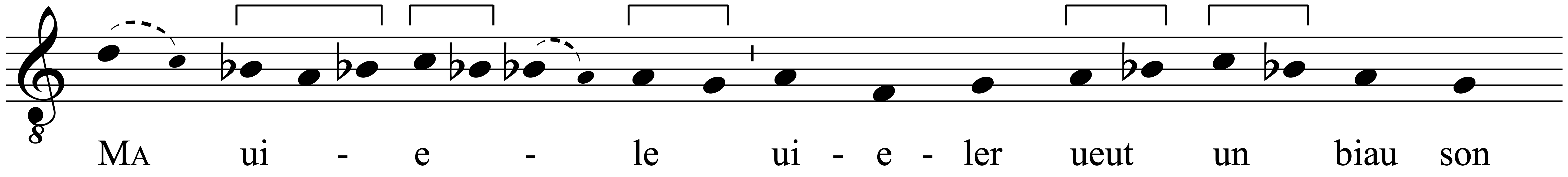 Work musical notation